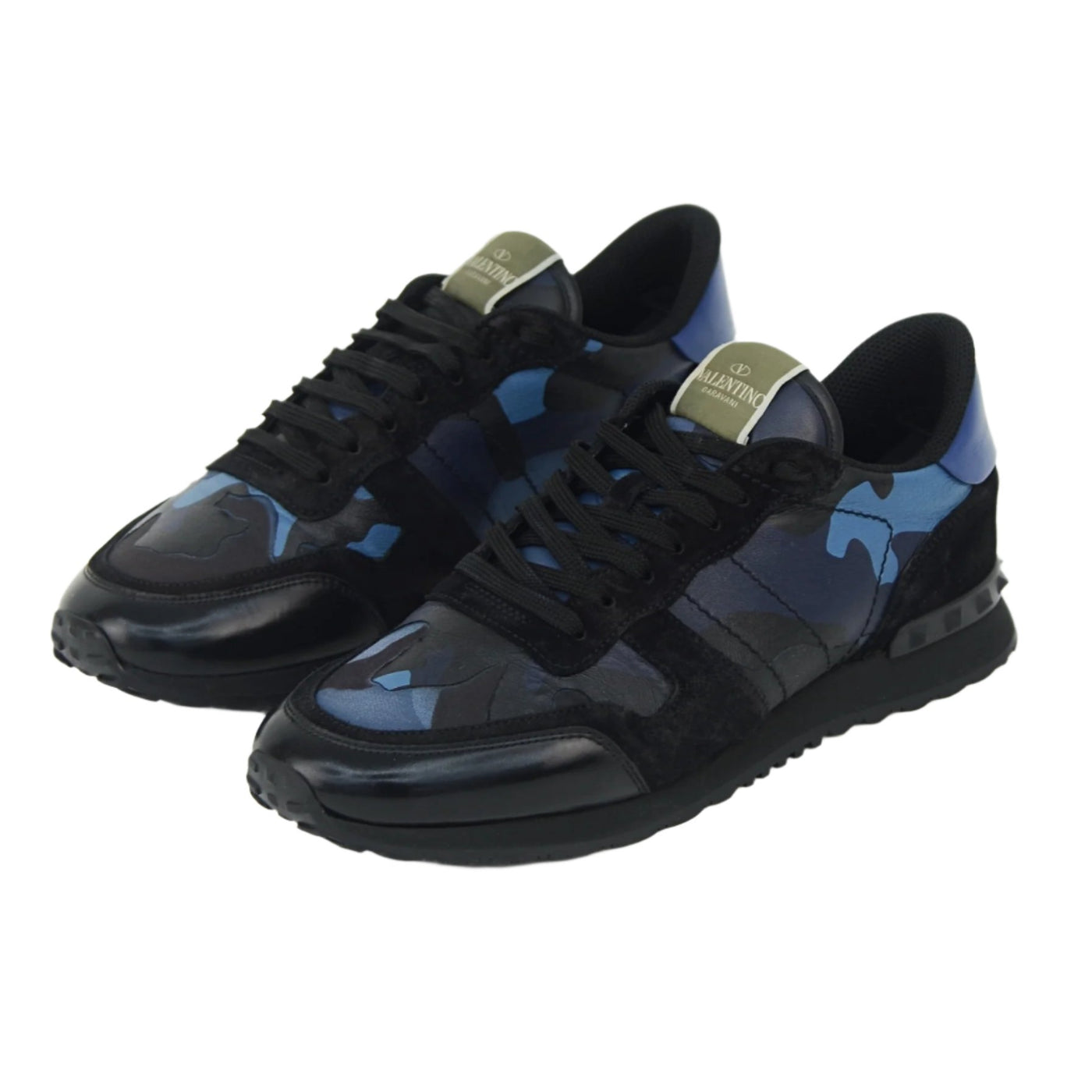 Valentino Rock Runner | Black & Blue | Size 10