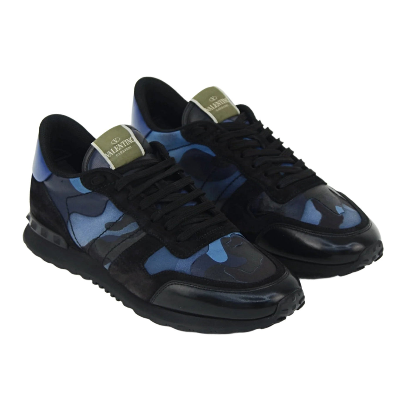 Valentino Rock Runner | Black & Blue | Size 10