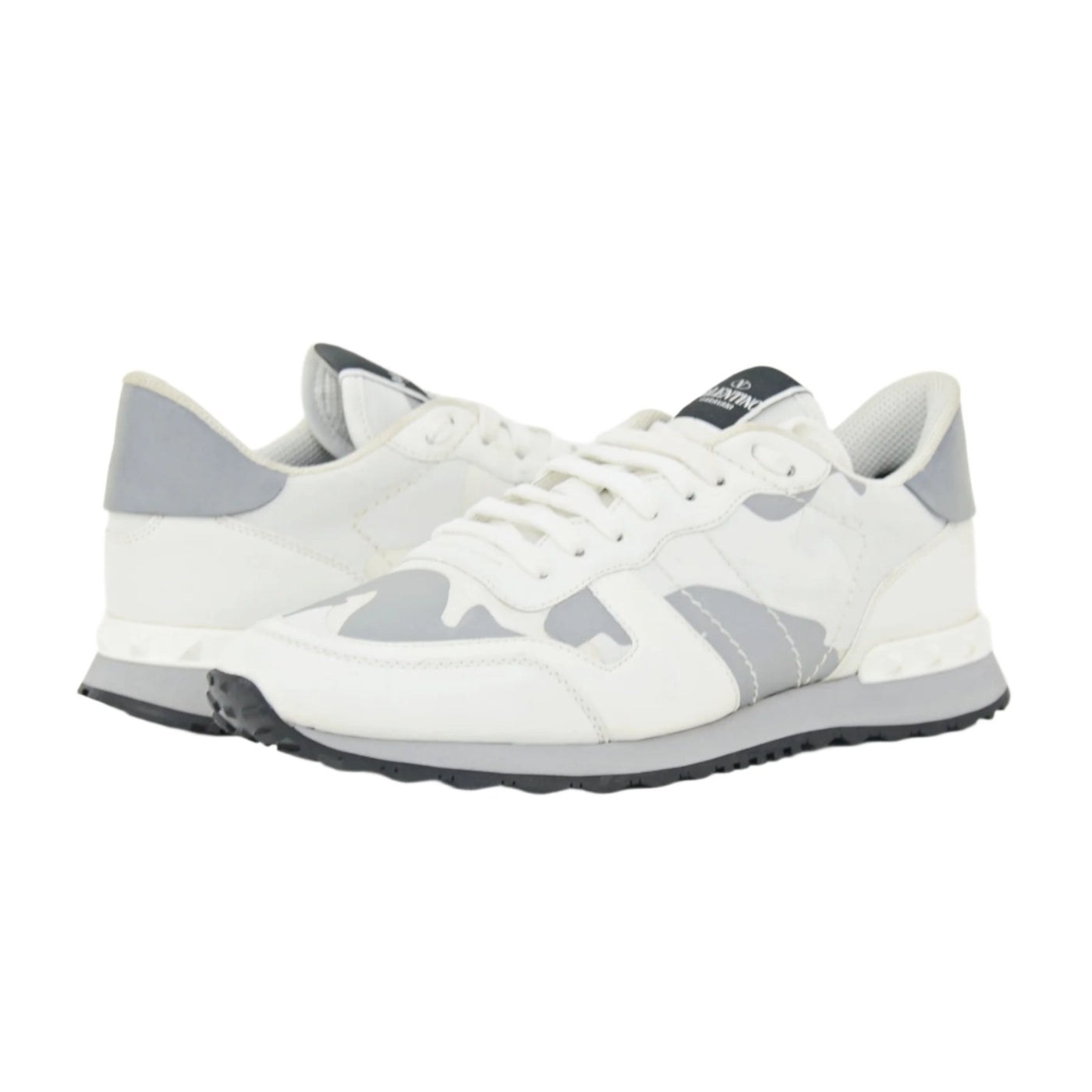 Valentino Rock Runner | White & Grey | Size 8