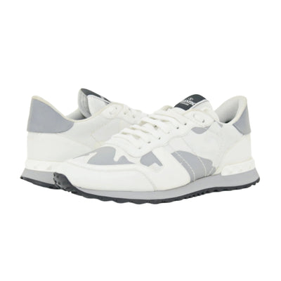 Valentino Rock Runner | White & Grey | Size 8