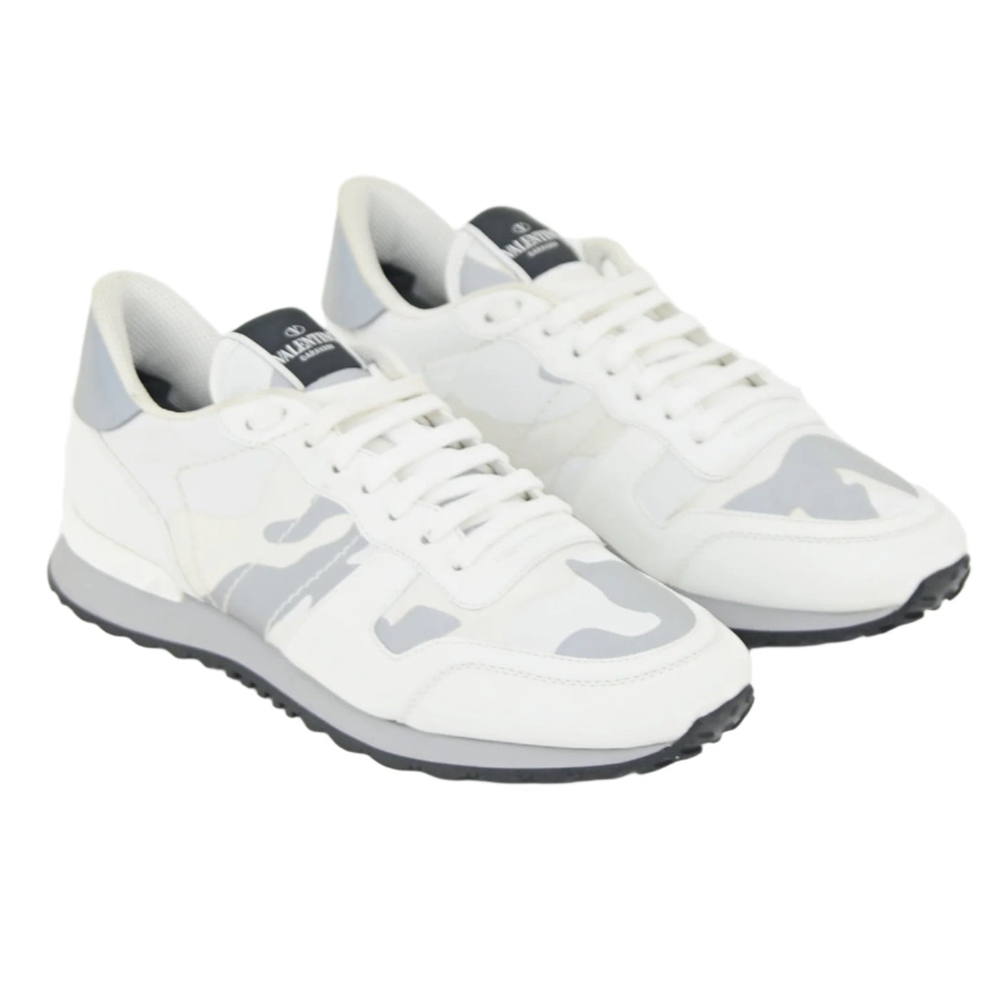 Valentino Rock Runner | White & Grey | Size 8