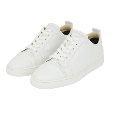 Christian Louboutin Louis Junior Flat | White | Size 10