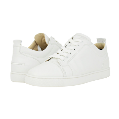 Christian Louboutin Louis Junior Flat | White | Size 10