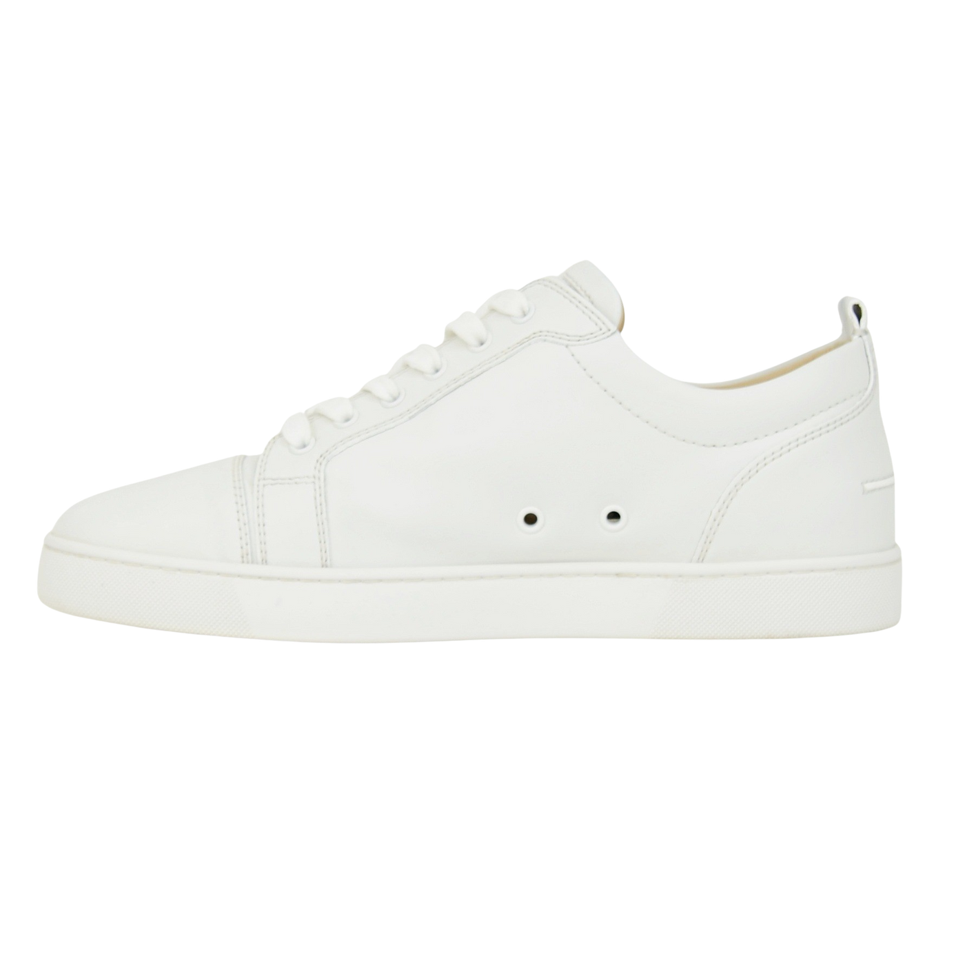 Christian Louboutin Louis Junior Flat | White | Size 10
