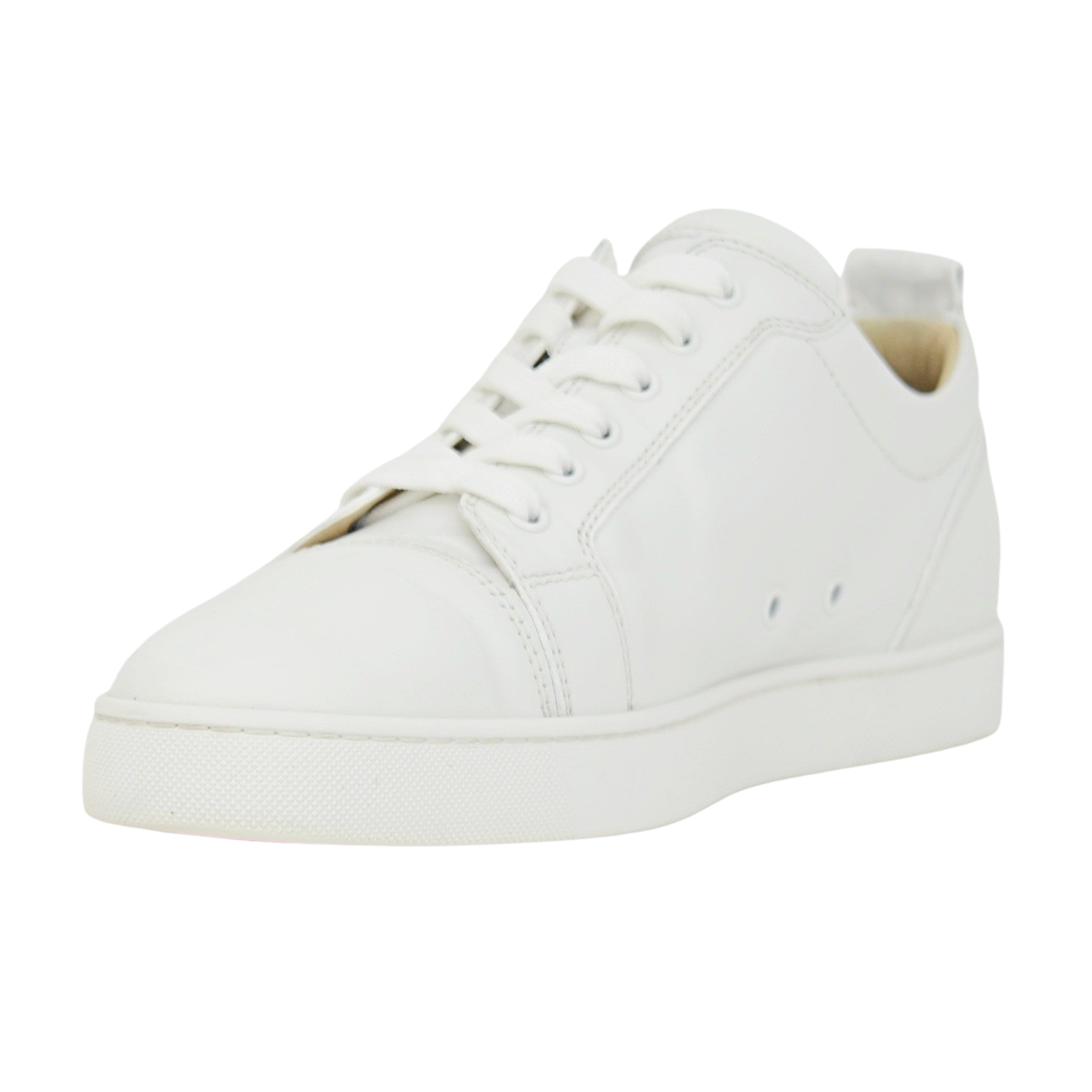 Christian Louboutin Louis Junior Flat | White | Size 10