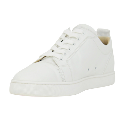 Christian Louboutin Louis Junior Flat | White | Size 10