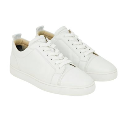 Christian Louboutin Louis Junior Flat | White | Size 10