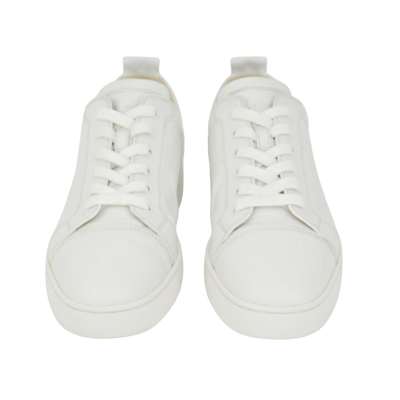 Christian Louboutin Louis Junior Flat | White | Size 10