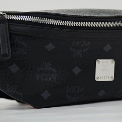 MCM VISETOS BELT BAG | MEDIUM | BLACK