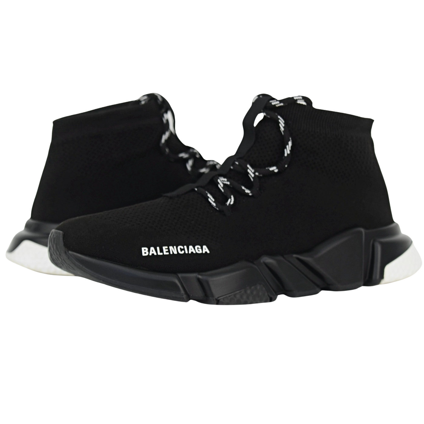 Balenciaga Lace Up Speed Trainer | Black | Size 9