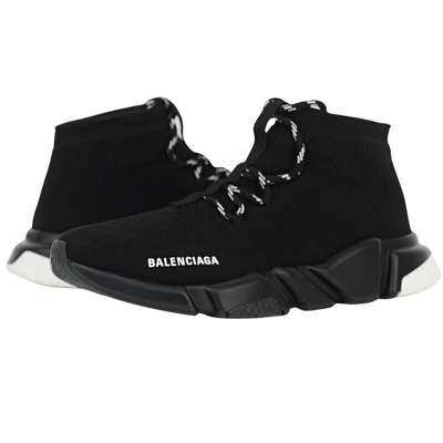 Balenciaga Lace Up Speed Trainer | Black | Size 9