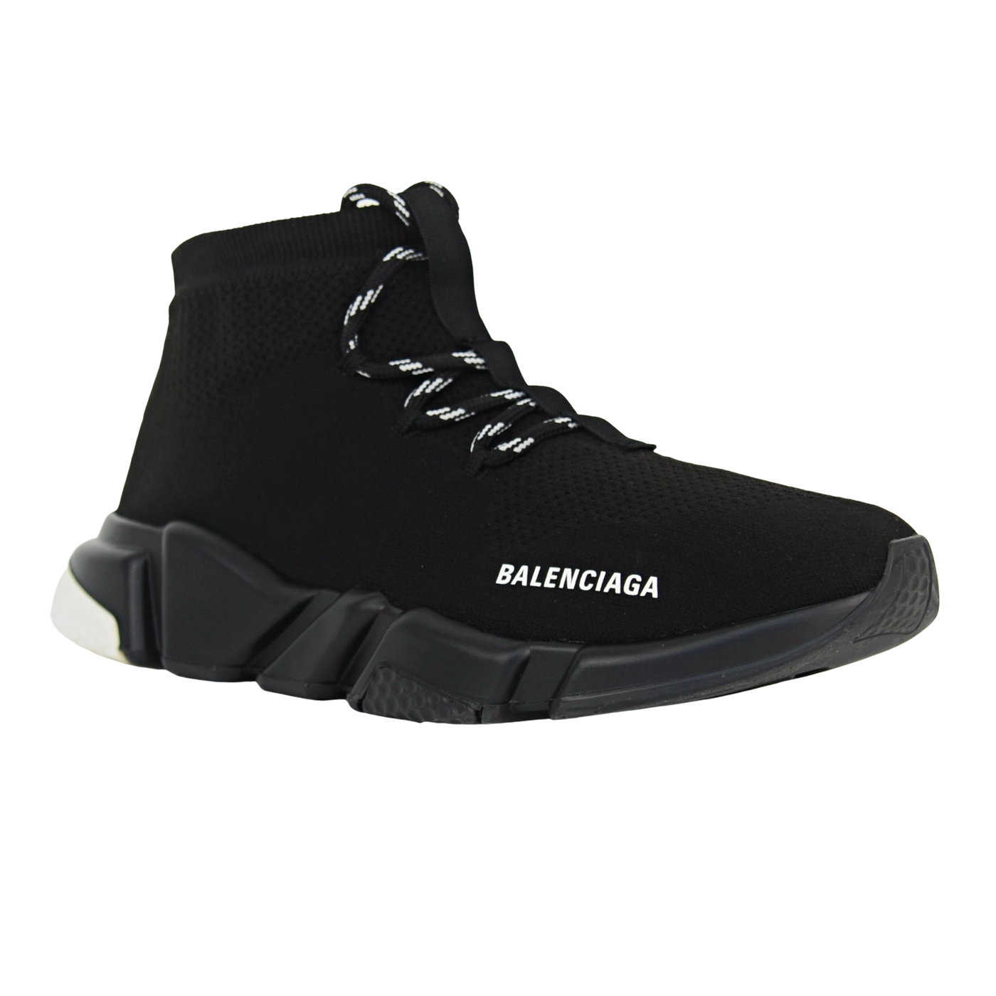 Balenciaga Lace Up Speed Trainer | Black | Size 9