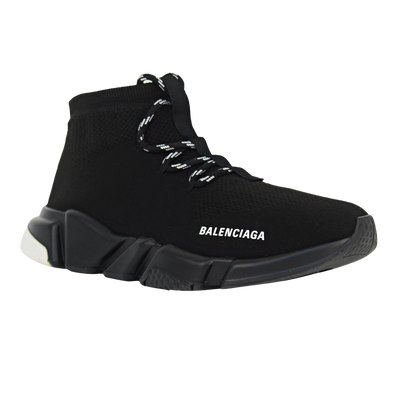 Balenciaga Lace Up Speed Trainer | Black | Size 9