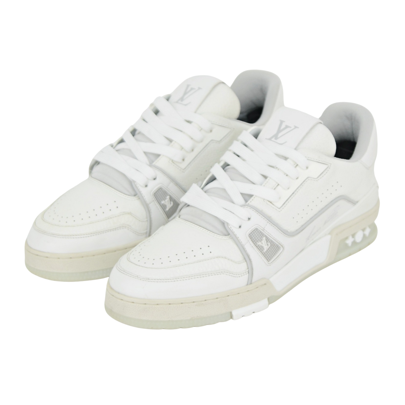 LOUIS VUITTON LV TRAINERS | WHITE | SIZE 7.5