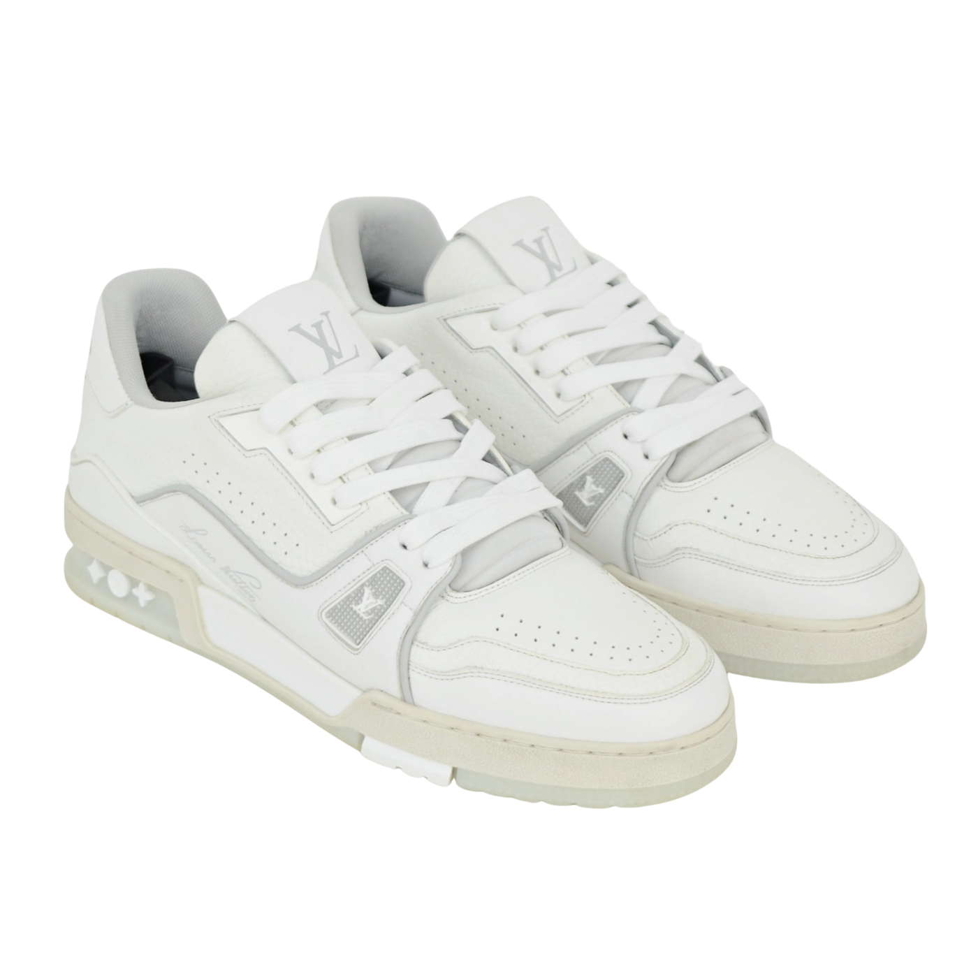 LOUIS VUITTON LV TRAINERS | WHITE | SIZE 7.5