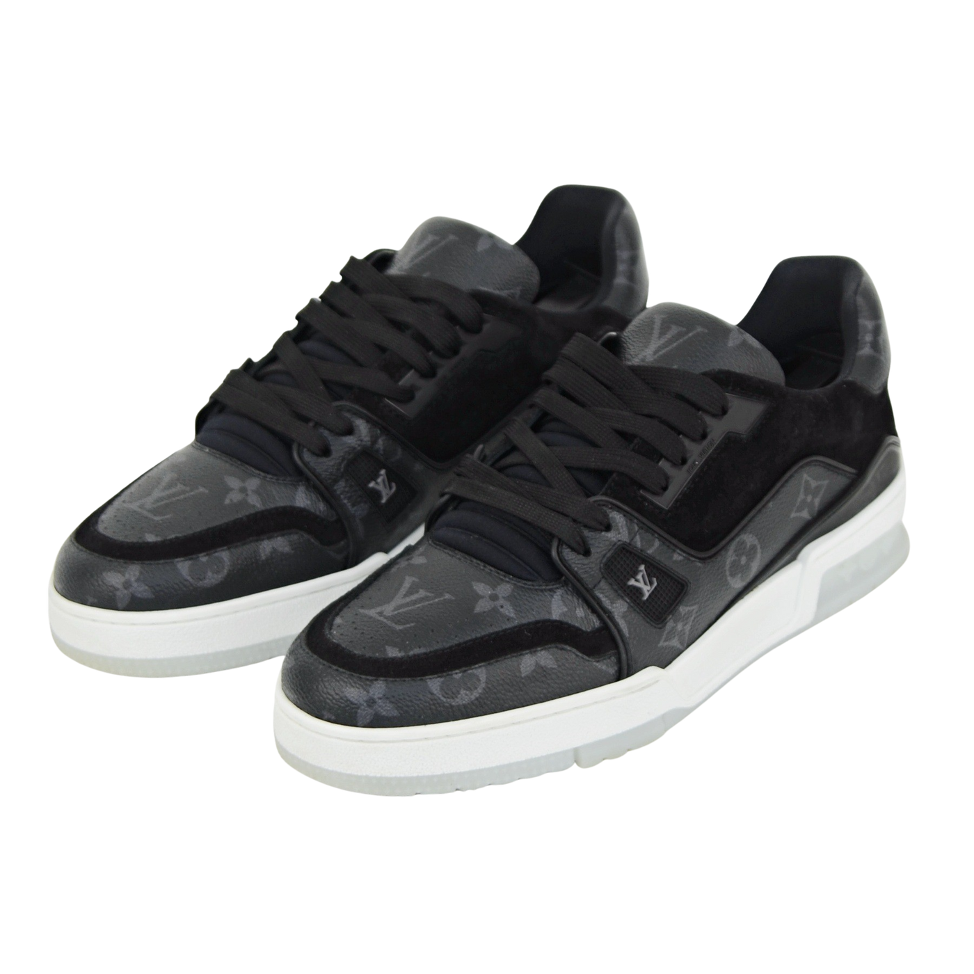 LOUIS VUITTON LV TRAINERS | BLACK | SIZE 7.5