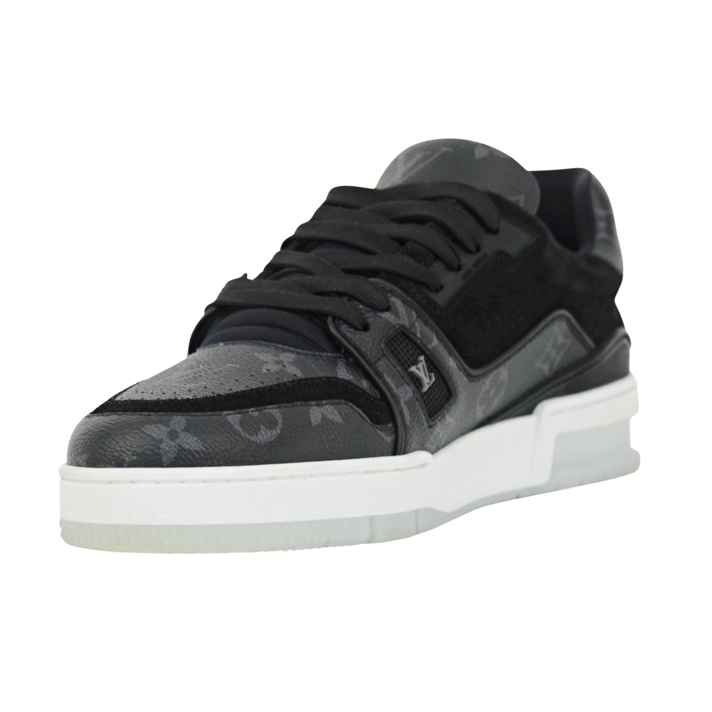 LOUIS VUITTON LV TRAINERS | BLACK | SIZE 7.5