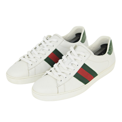 Gucci Ace Embroidered Sneaker | White | Size 9