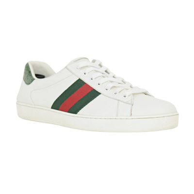 Gucci Ace Embroidered Sneaker | White | Size 9