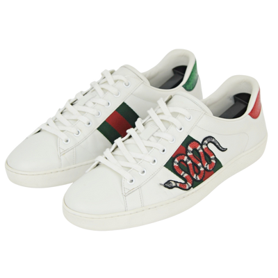 Gucci Ace Embroidered Sneaker | White | Size 10.5