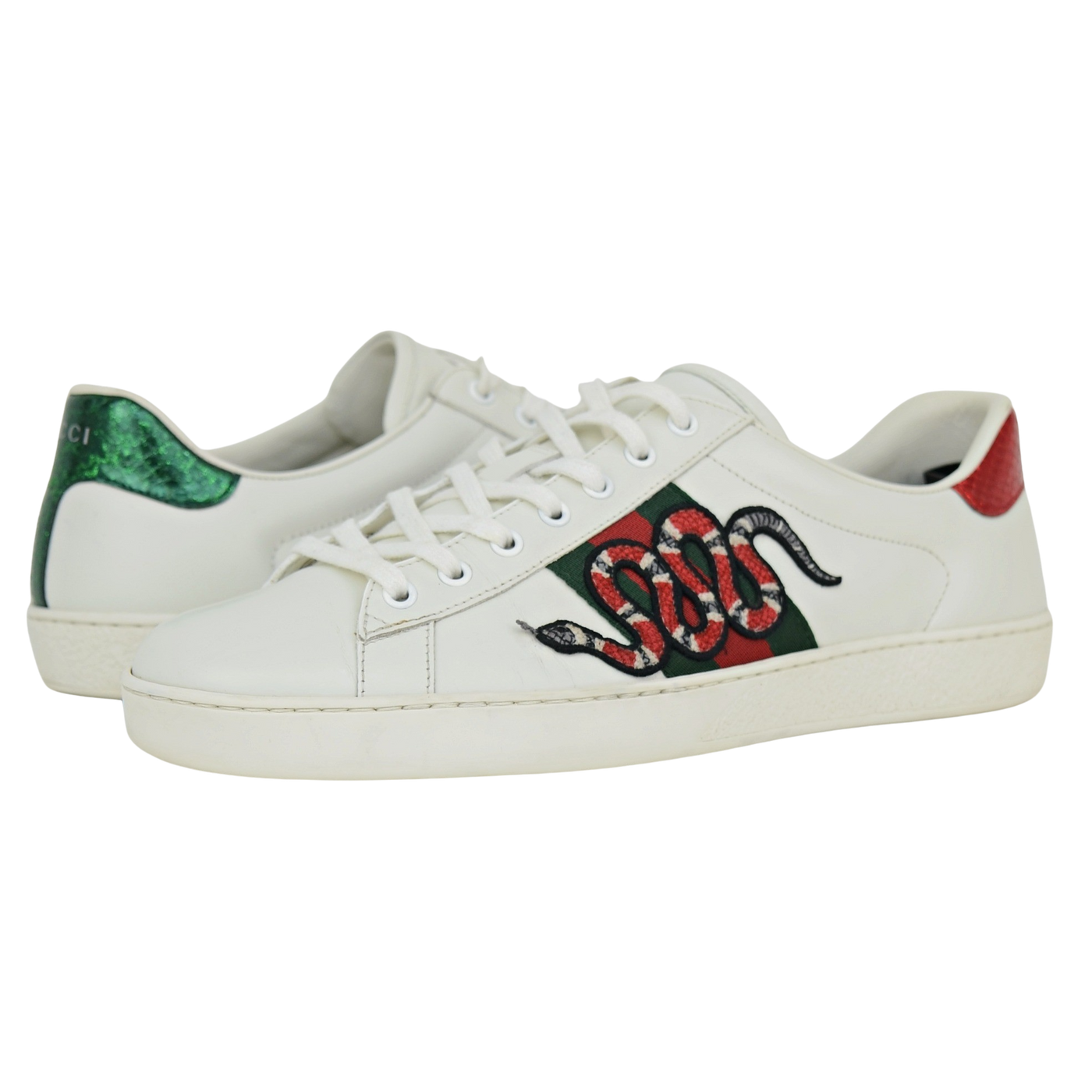 Gucci Ace Embroidered Sneaker | White | Size 10.5