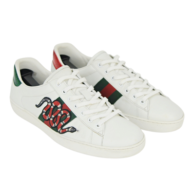 Gucci Ace Embroidered Sneaker | White | Size 10.5