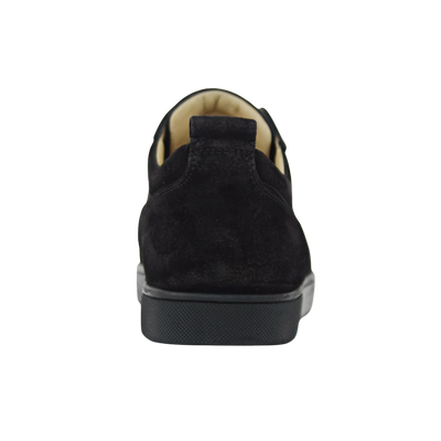 CHRISTIAN LOUBOUTIN LOUIS JUNIOR SPIKE | BLACK SUEDE | SIZE 9