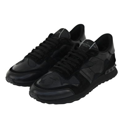 Valentino Rock Runner | Black | Size 10