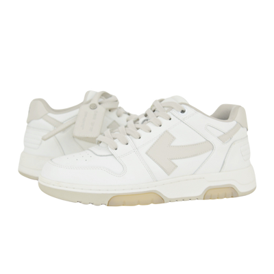 Off-White Out Of Office | Beige & White | Size 7