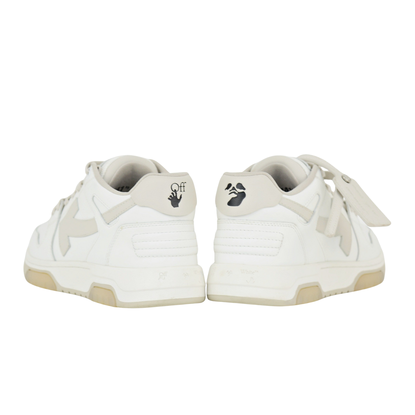 Off-White Out Of Office | Beige & White | Size 7