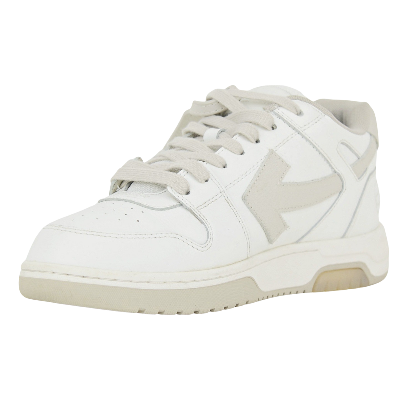 Off-White Out Of Office | Beige & White | Size 7