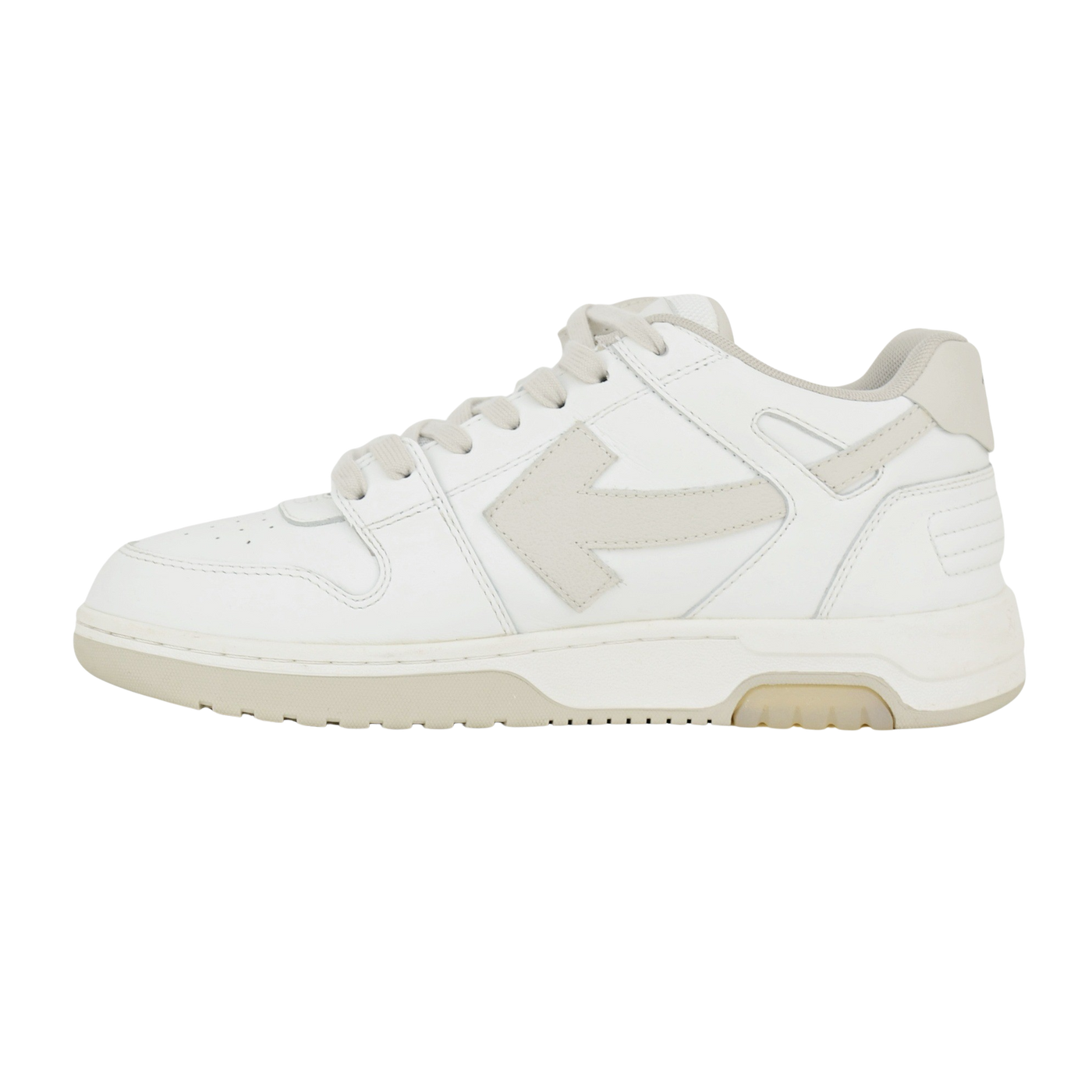 Off-White Out Of Office | Beige & White | Size 7