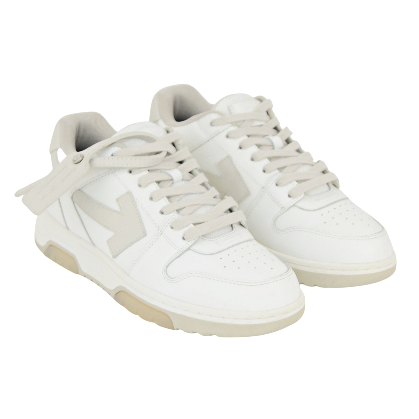 Off-White Out Of Office | Beige & White | Size 7