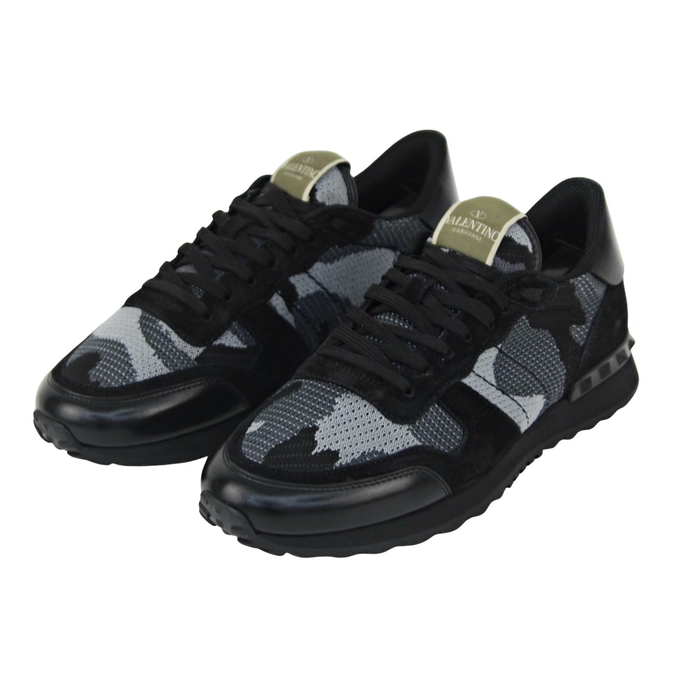 Valentino Rock Runner | GREY & BLACK | Size 7