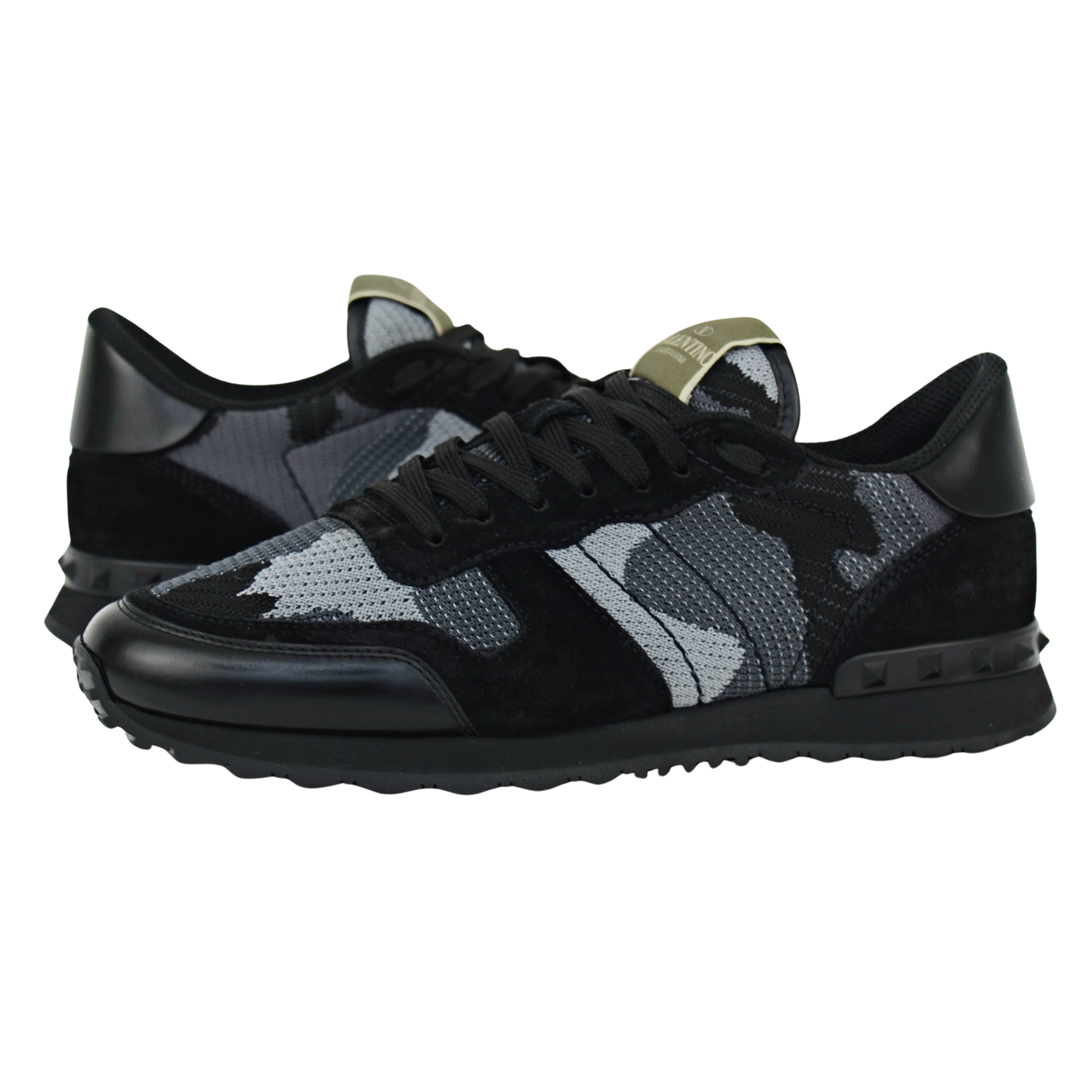 Valentino Rock Runner | GREY & BLACK | Size 7