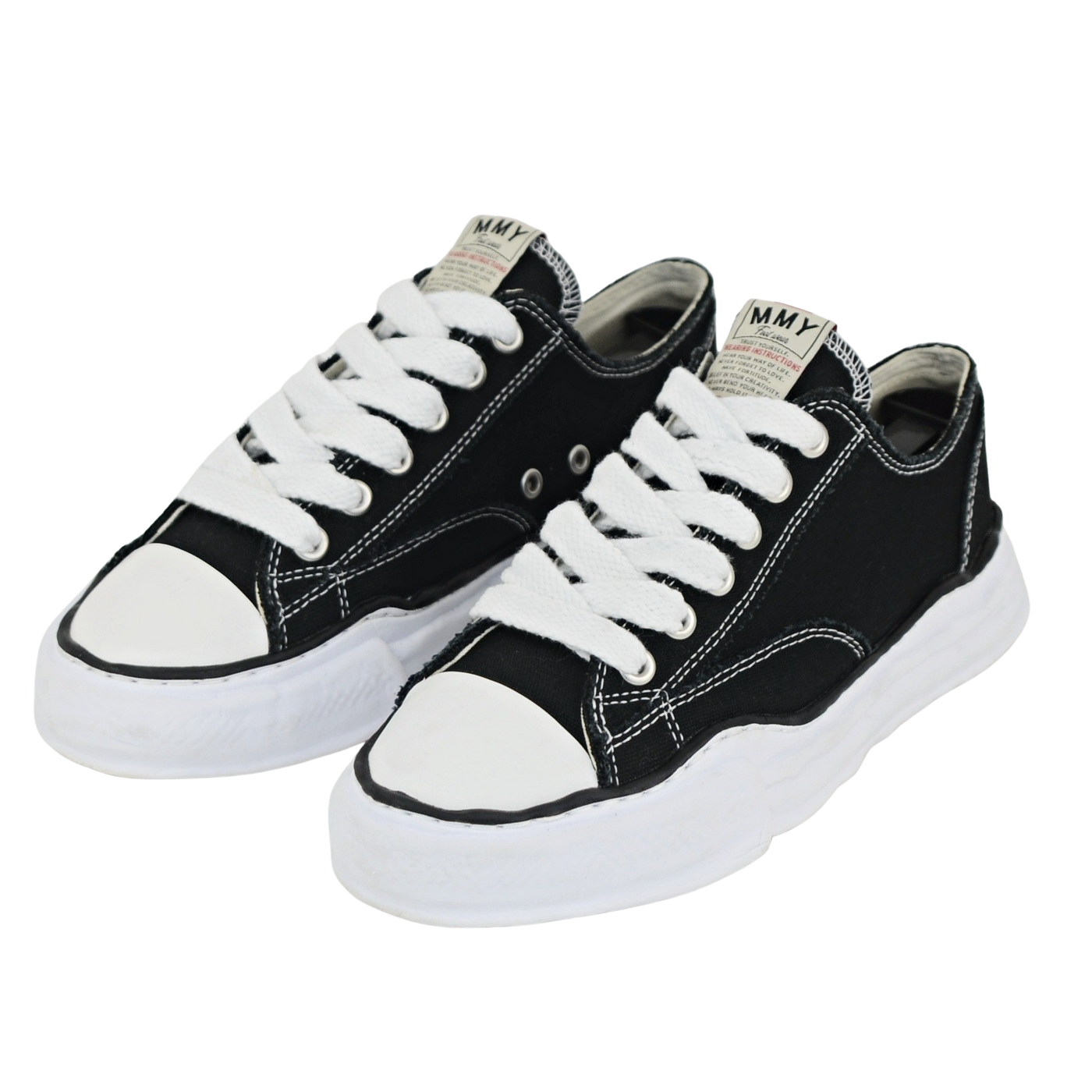 Maison Mihara Yasuhiro Peterson Low | Black & White | Size 7