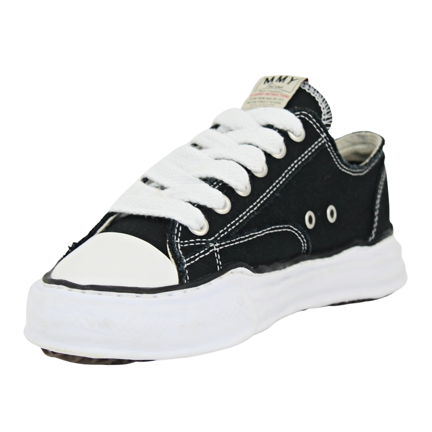 Maison Mihara Yasuhiro Peterson Low | Black & White | Size 7