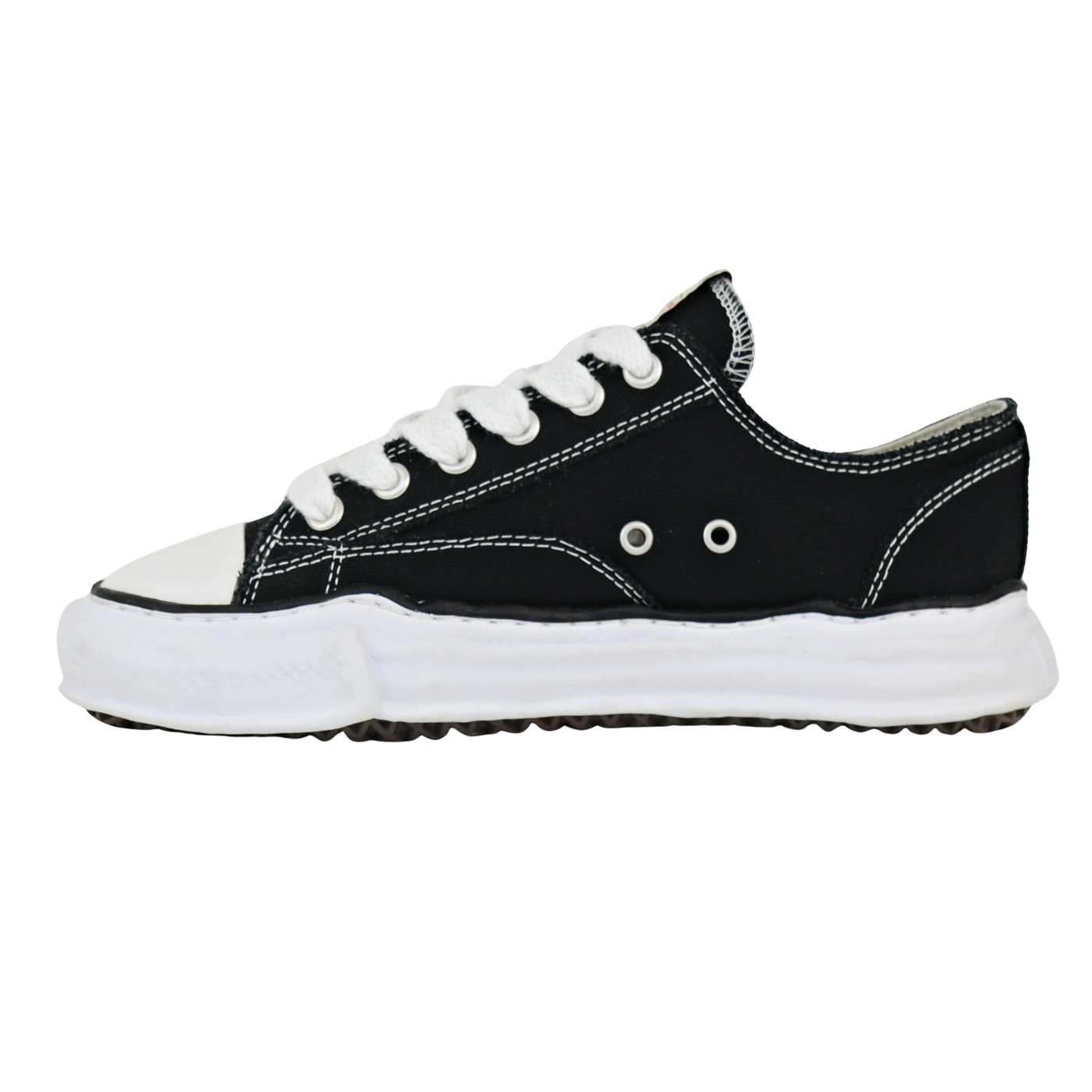 Maison Mihara Yasuhiro Peterson Low | Black & White | Size 7