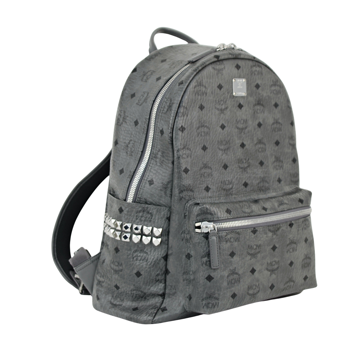 MCM VISETOS MEDIUM BACKPACK | GREY