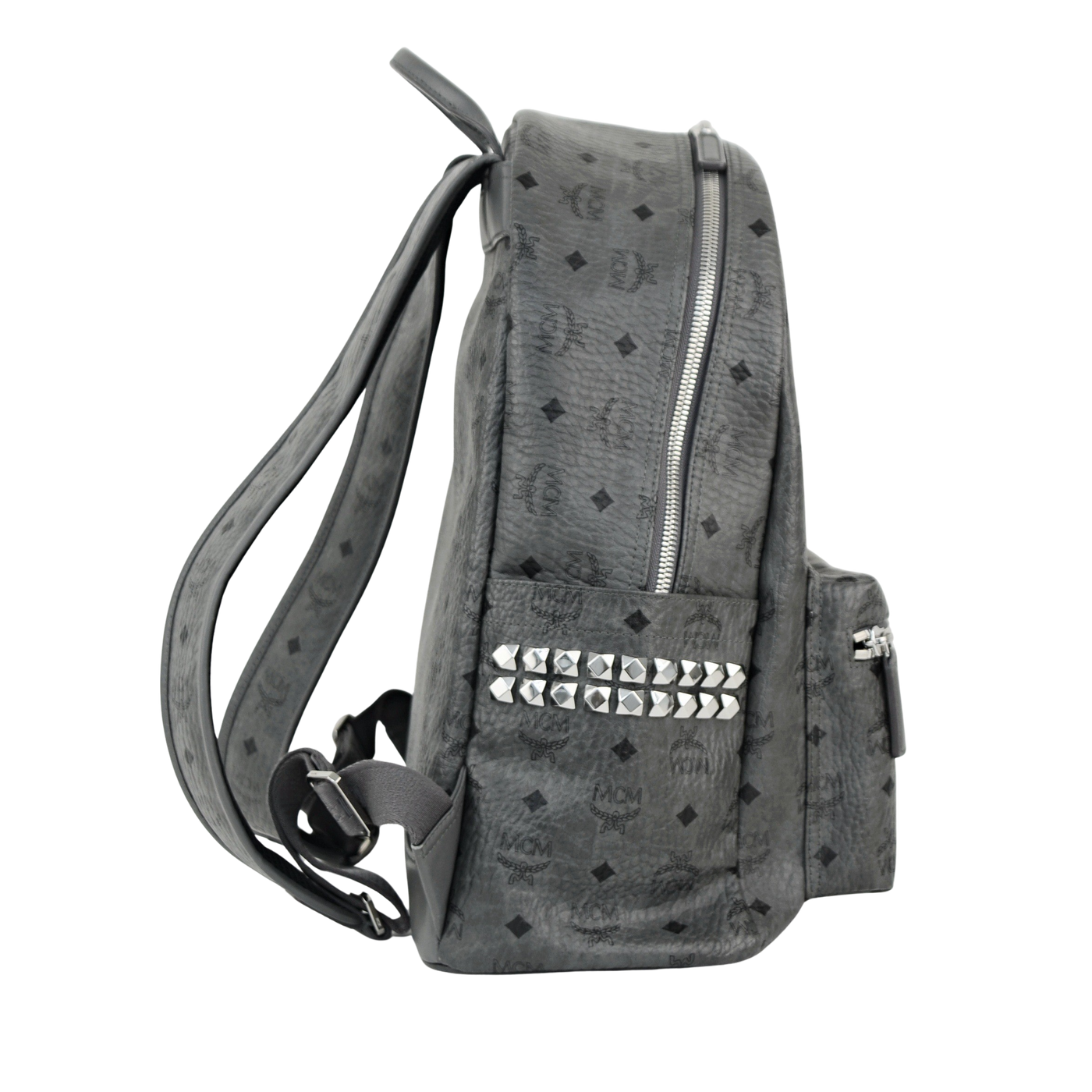 MCM VISETOS MEDIUM BACKPACK | GREY