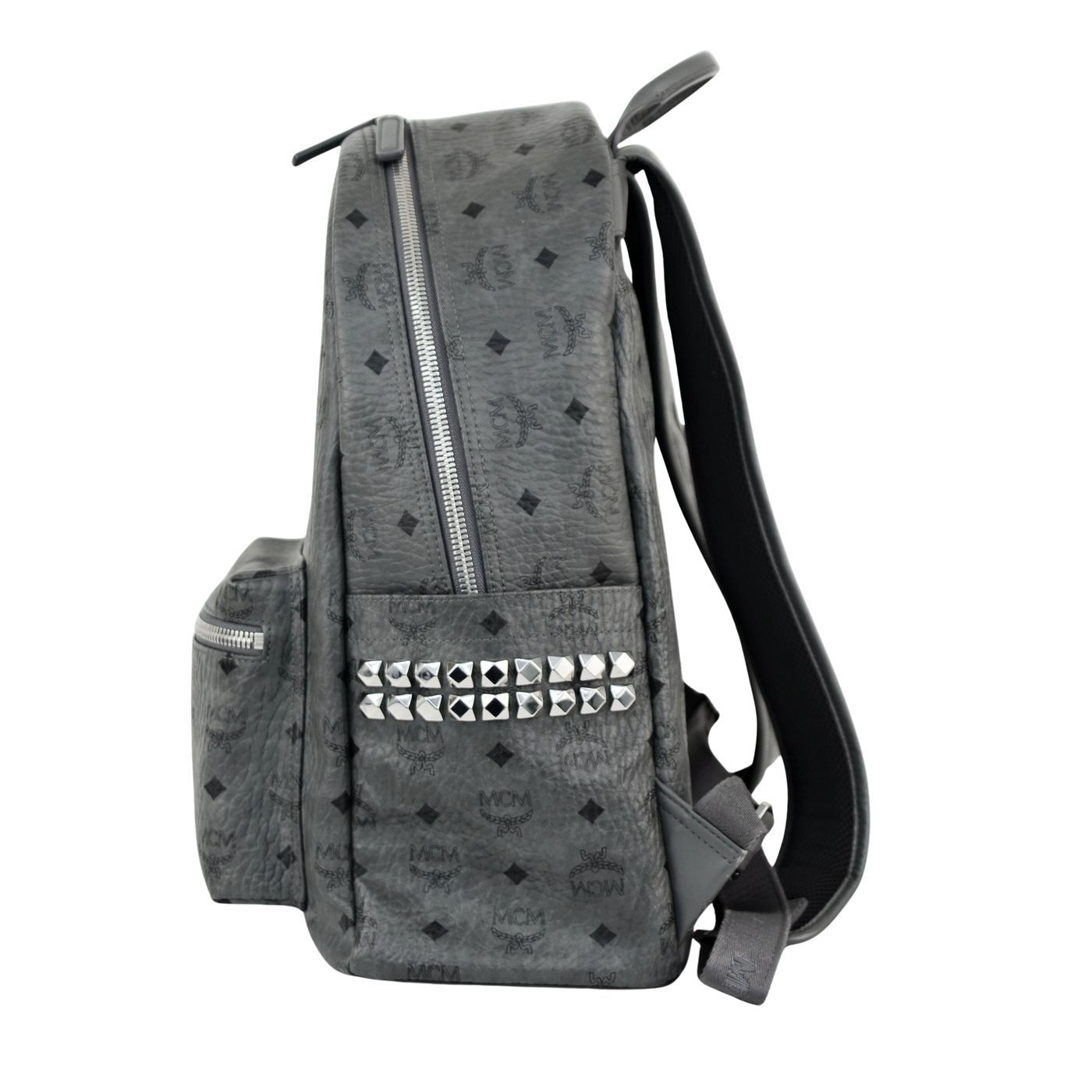 MCM VISETOS MEDIUM BACKPACK | GREY