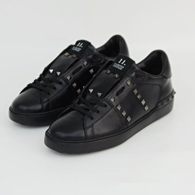 Valentino OPEN ROCKSTUD | BLACK | Size 7