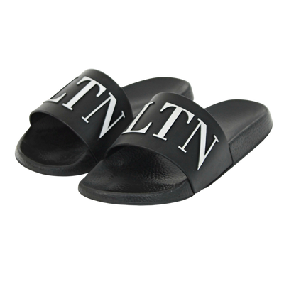 Valentino VLTN Sliders | BLACK | SIZE 7