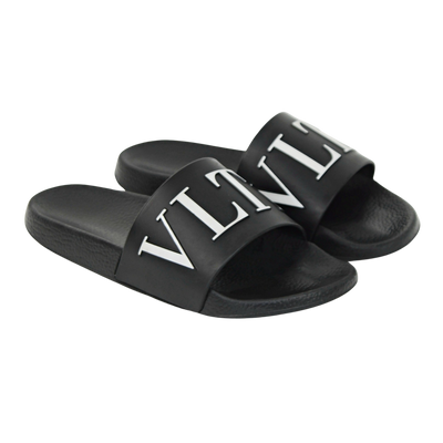 Valentino VLTN Sliders | BLACK | SIZE 7