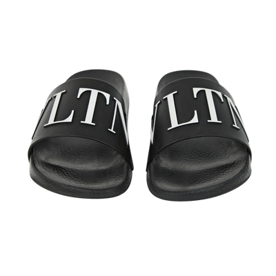 Valentino VLTN Sliders | BLACK | SIZE 7