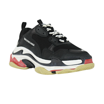 Balenciaga Triple S | Black & Red | Size 8