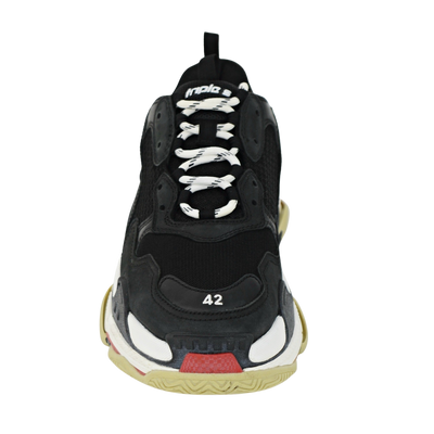 Balenciaga Triple S | Black & Red | Size 8