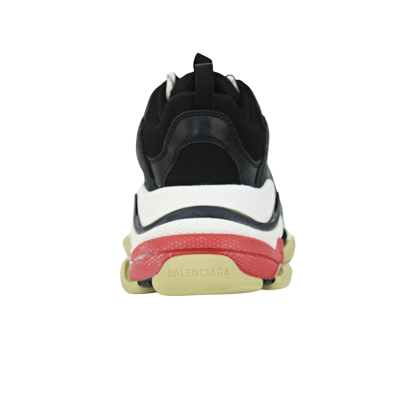 Balenciaga Triple S | Black & Red | Size 8