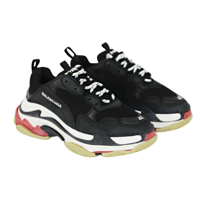 Balenciaga Triple S | Black & Red | Size 8