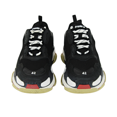 Balenciaga Triple S | Black & Red | Size 8